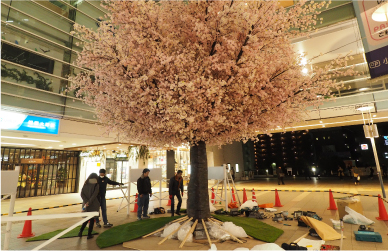 桜装飾